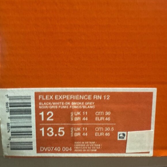 Nike Men’s Flex Experience RN 12 Running Shoe Size 12 M - Picture 6 of 6